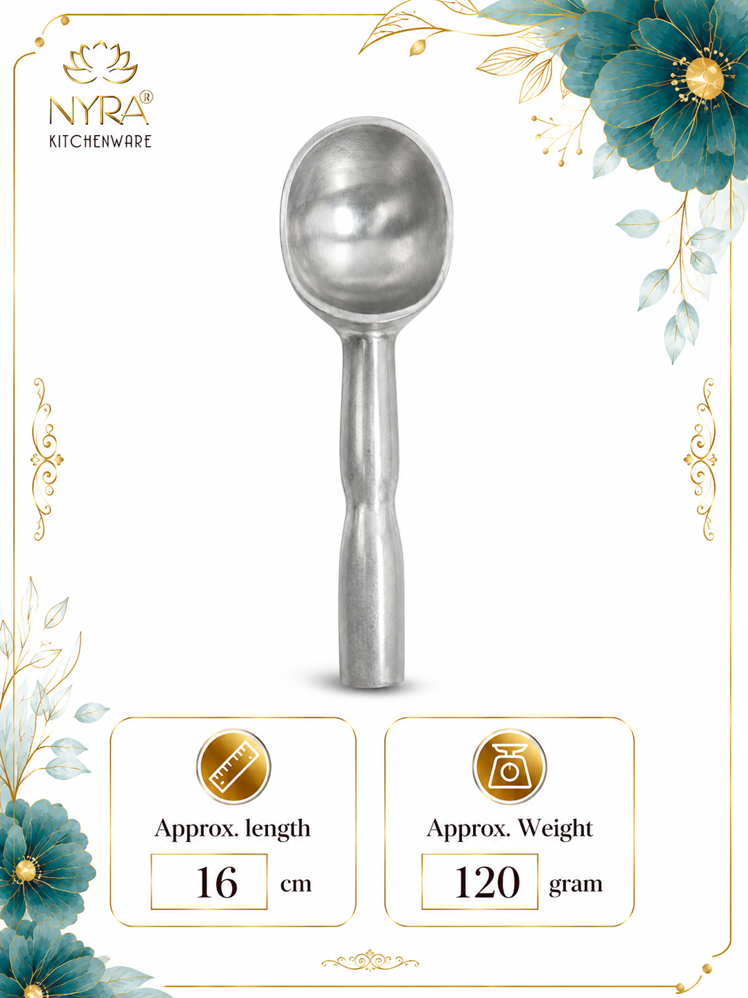 Aluminium Ice Cream Server: Anti-Freeze for Easy, Clean Scooping