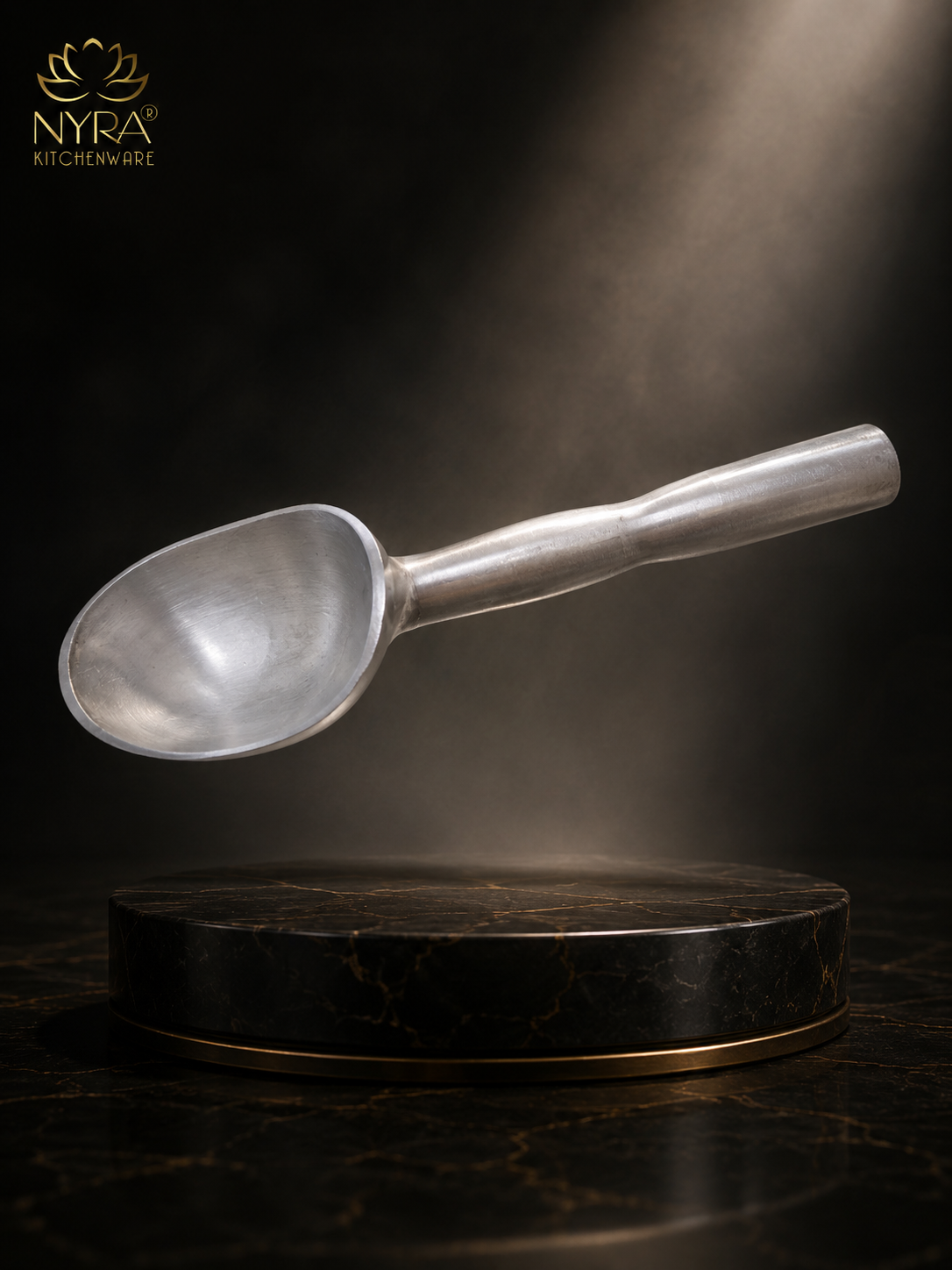Aluminium Ice Cream Server: Anti-Freeze for Easy, Clean Scooping