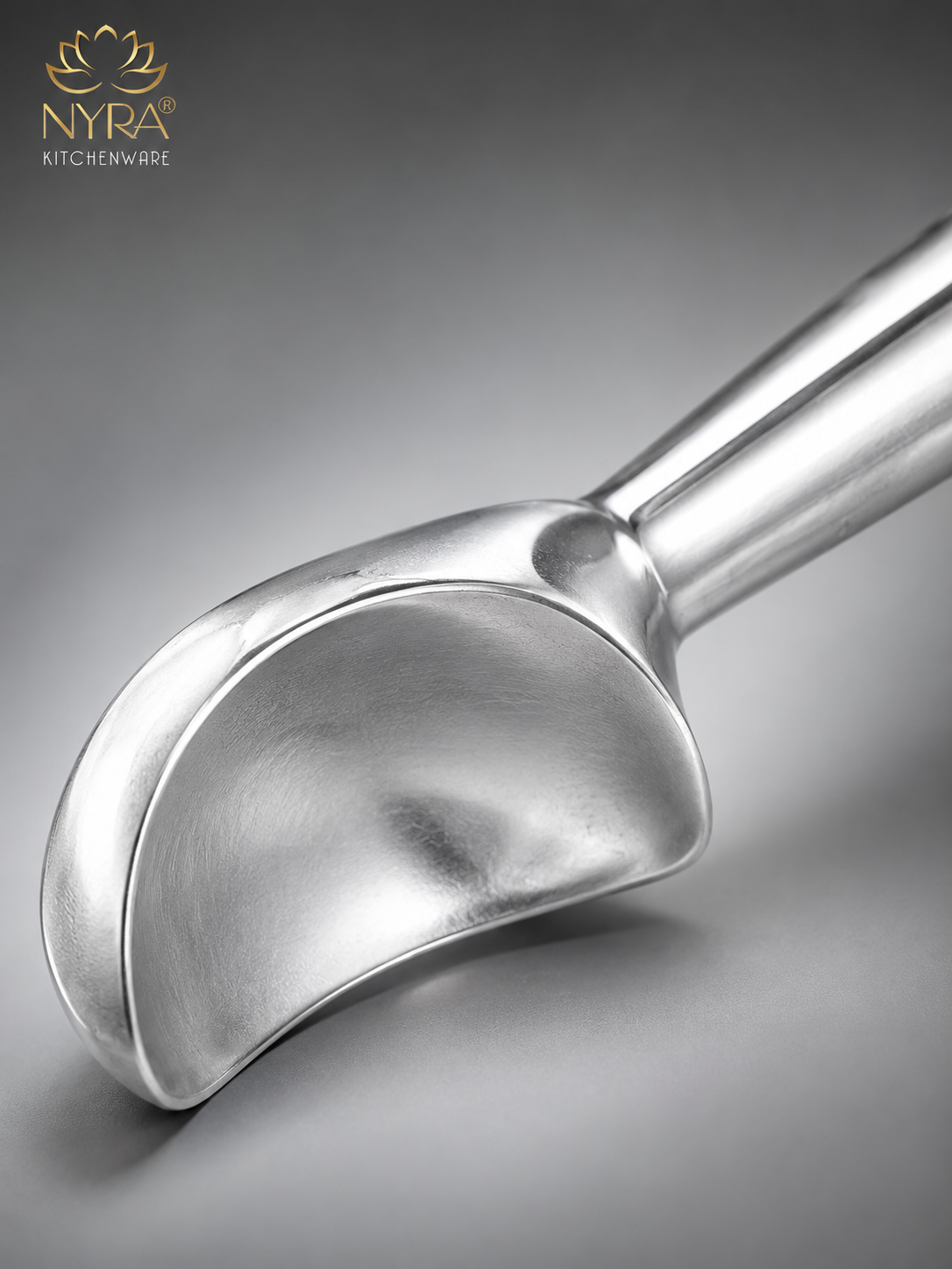 Aluminium Ice Cream Server: Anti-Freeze for Easy, Clean Scooping