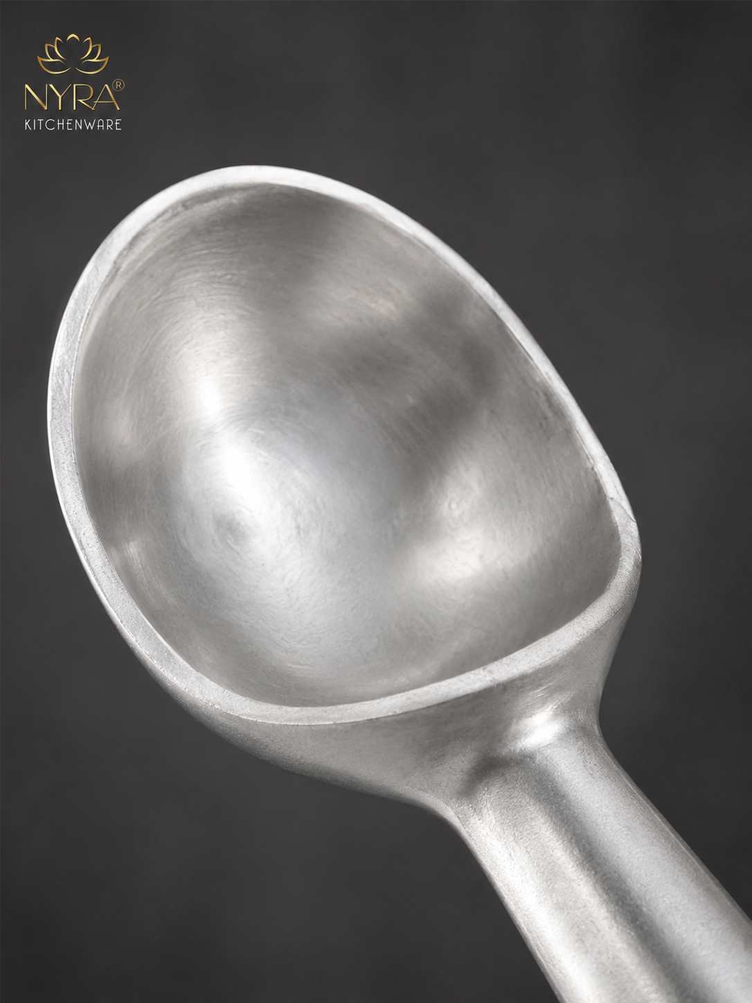 Aluminium Ice Cream Server: Anti-Freeze for Easy, Clean Scooping