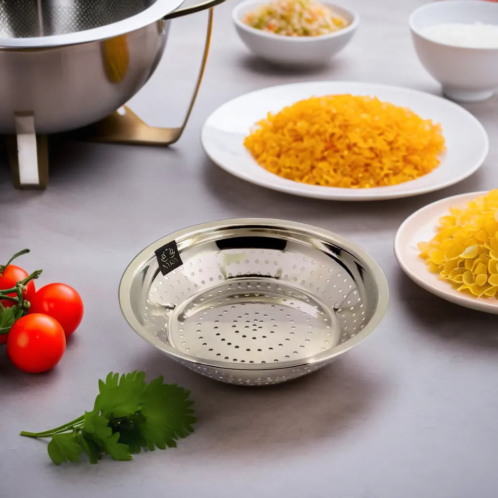 Stainless Steel Strainer | Chawal Chalni | Available in 3 sizes