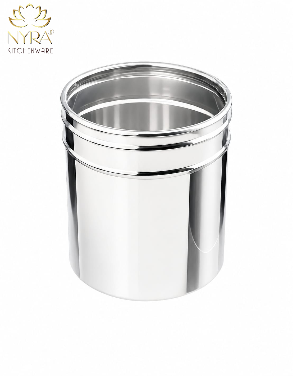 Stainless Steel Multipurpose Kitchen Storage Container/Canister with See-Through Lid