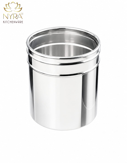 Stainless Steel Multipurpose Kitchen Storage Container/Canister with See-Through Lid