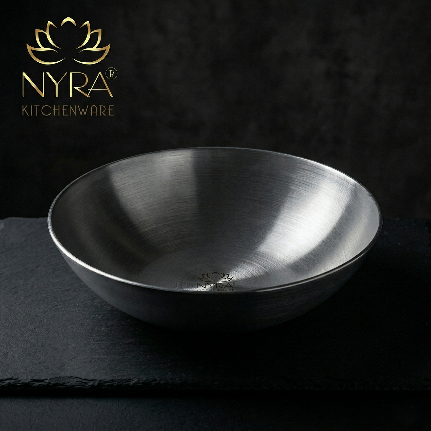 Deep Frying Aluminium Kadhai | Round Tasla Wok - Food Grade & Multipurpose