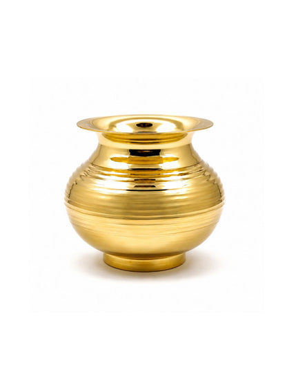 Pure Brass Kalash | Peetal Lota - Avaiable in 3 sizes