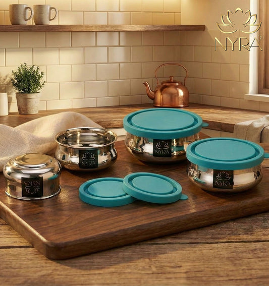 Premium Stainless Steel Food Storage Container - set of 4