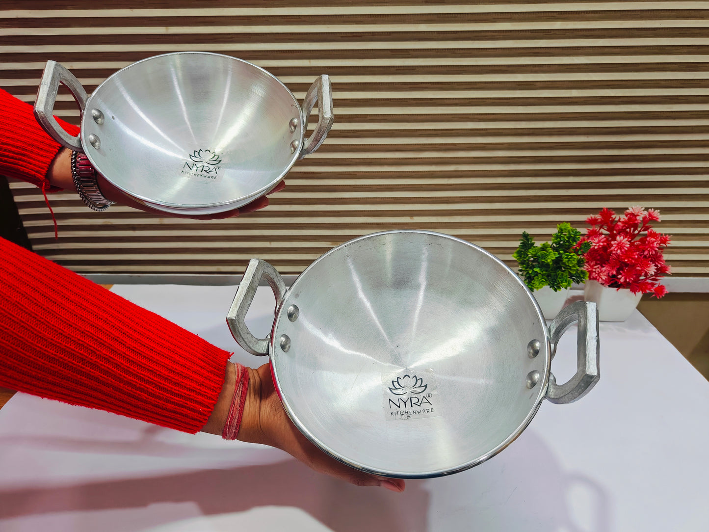 Aluminium Mini Kadhai | Multi-purpose Wok - 2 sizes