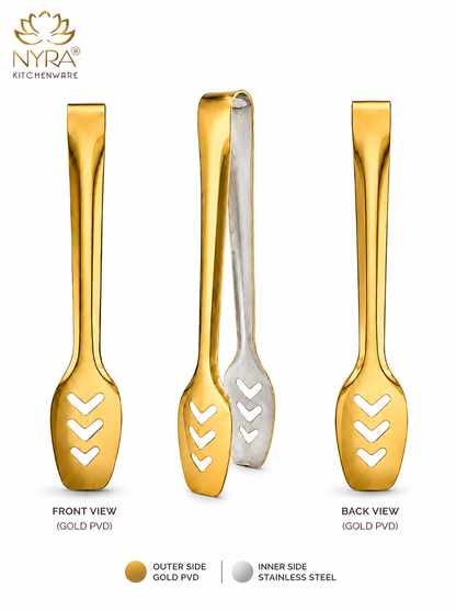 Stainless Steel Serving Tongs/Chimta - Multi-Purpose Kitchen Tool Set