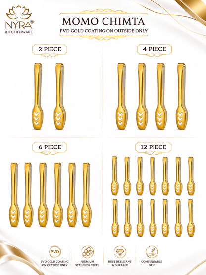 Stainless Steel Serving Tongs/Chimta - Multi-Purpose Kitchen Tool Set