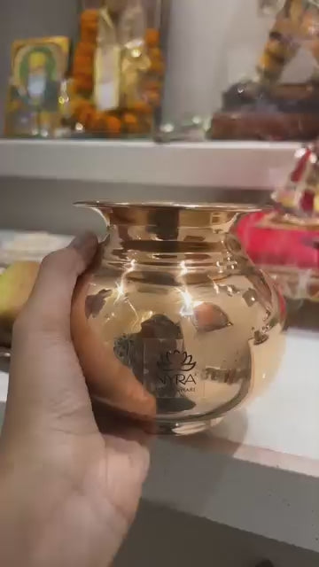 showing pure Copper lota
