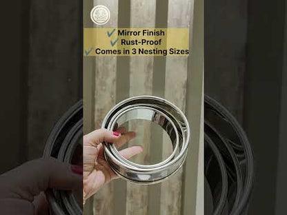 Stainless Steel Round Hot Pot Stand, Matka Ring for Kitchen – Set of 3