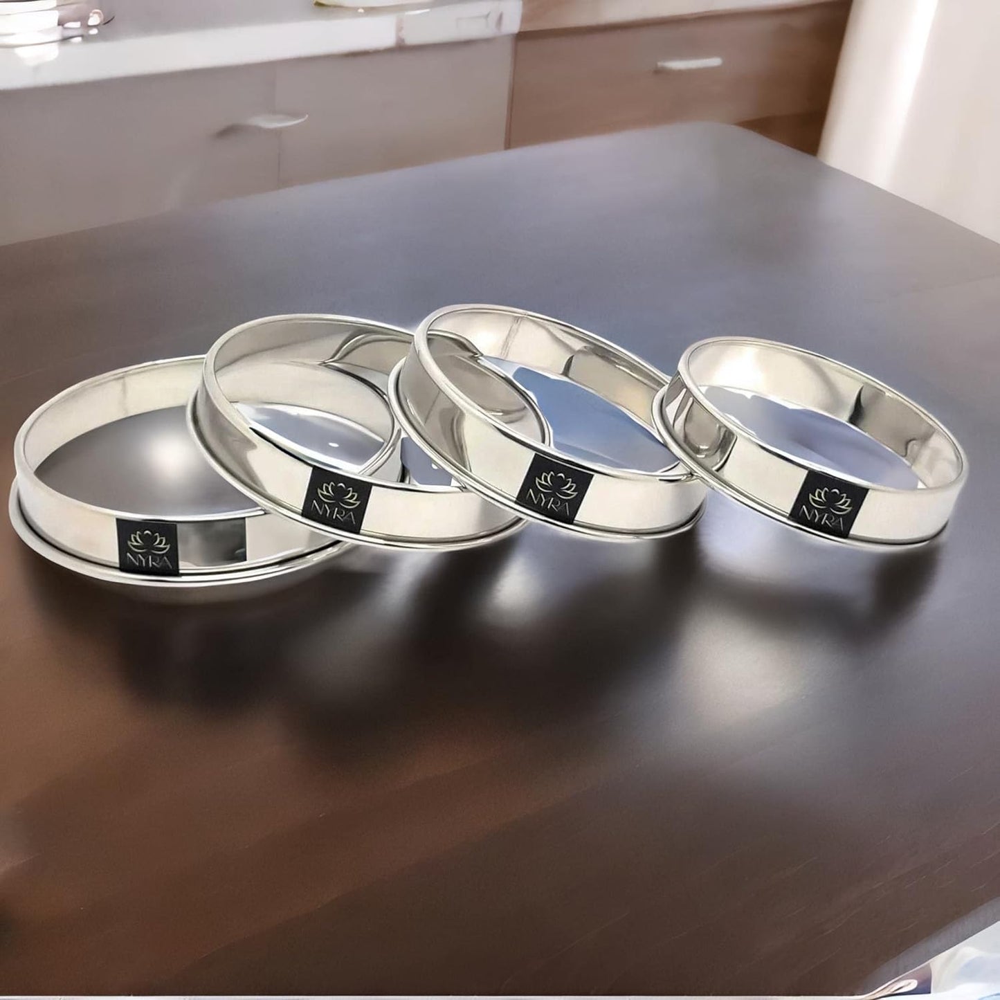 Stainless Steel Matka Ring/Pot stand/Multipurpose Pot Stand - Set of 4