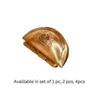 Pure Brass Gujiya / Karjikai Mould | Traditional Sacha Machine for Festive Sweets