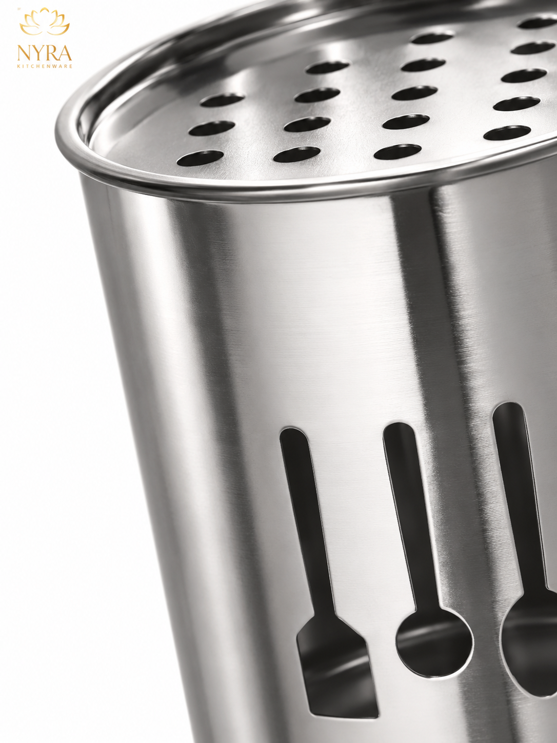 Stainless Steel Spoon Stand Cutlery Holder/Organizer