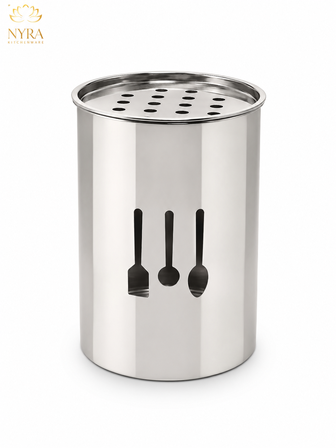 Stainless Steel Spoon Stand Cutlery Holder/Organizer