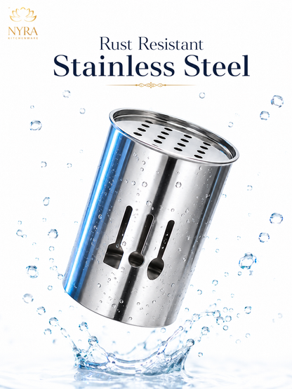 Stainless Steel Spoon Stand Cutlery Holder/Organizer