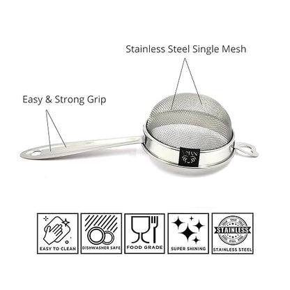 Stainless Steel Liquid Filter/Strainer - Fine Mesh Kitchen Tool