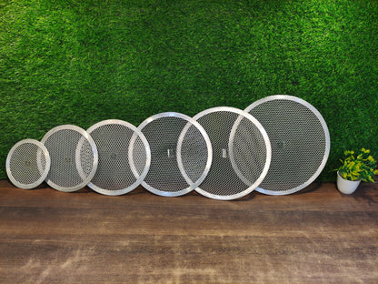 Durable Aluminium Pizza Screen | Professional Grade for Crispy Pizza - 6 Sizes